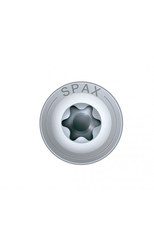 Spax Sunta Vidası, Evrensel Vida, 5 x 60 mm, 500 Adet, Yarım Dişli, Havşa Başlı, T-STAR plus T20, 4KESİCİ UÇlu, WIROX Kaplama