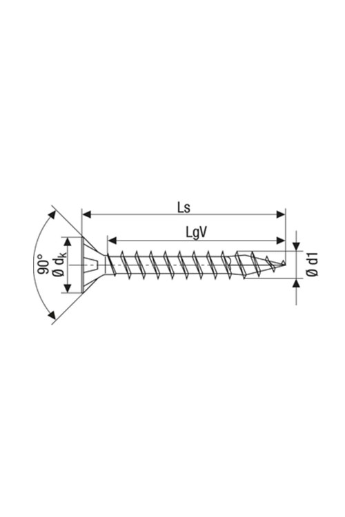 Spax Sunta Vidası, Evrensel Vida, 3,5 x 20 mm, 1.000 Adet, Tam Dişli, Havşa Başlı, Yıldız Z2, 4KESİCİ UÇlu, YELLOX Kaplama 